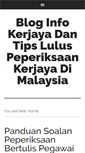 Mobile Screenshot of kerjayamalaysia.com